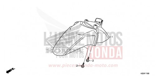 FRONT FENDER SH150G de 2016